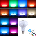 OKELI 24 Keys Remote Control Wireless Stereo Audio Speaker 10W E27 RGB Changing LED Light Bulb